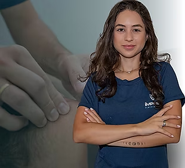 Fisioterapeuta da equipe Ímpeto