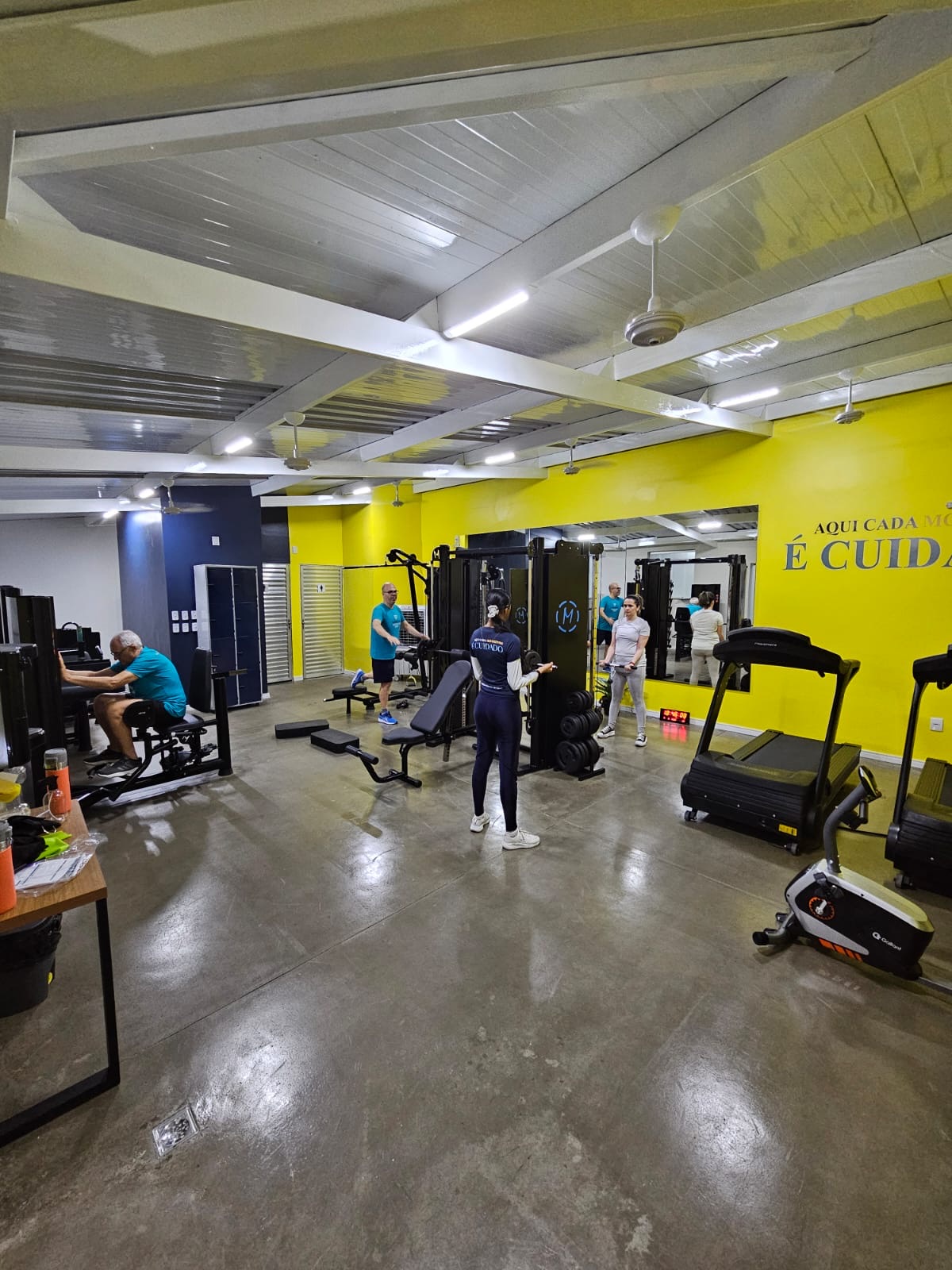 Sala de musculação terapêutica da Ímpeto Fisioterapia
